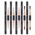 5-Piece Nail Art Brush Set | Liner, Detail & 3D Design Pens Nail Art Brush Set QXL Black-5pcs
