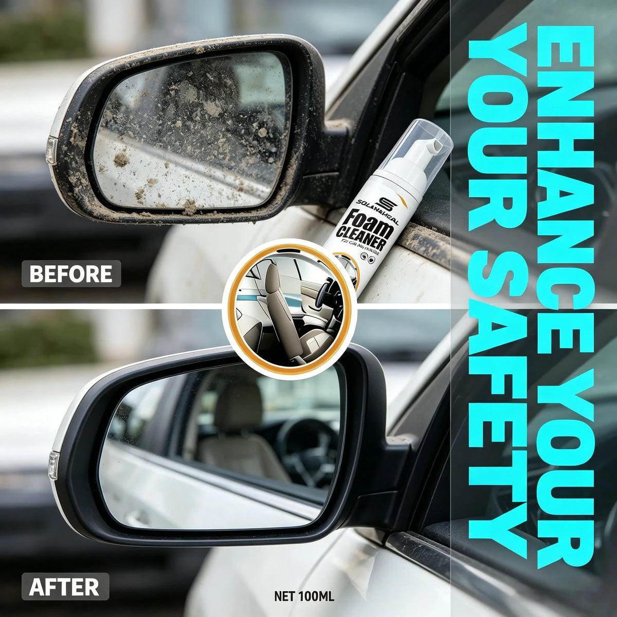All-Purpose Foam Cleaner | Car Interior, Furniture & Home Multi-Surface Foam Cleaner QXL