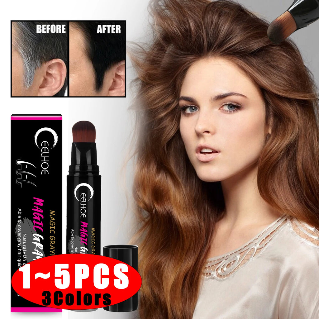 EELHOE Hair Color Stick – Instant Gray Root Coverage Pen Temporary Hair Color QXL