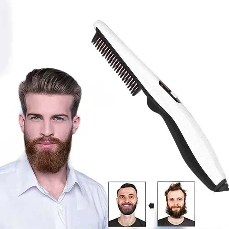 Electric Hair & Beard Straightening Comb for Men | Quick Styler Hair Straightening Comb QXL