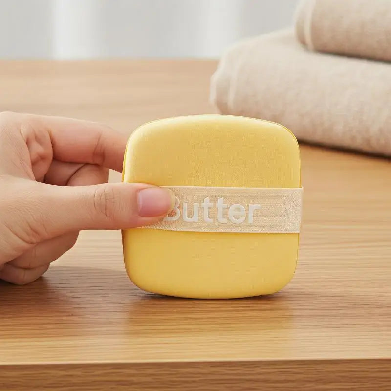 Butter Biscuit Air Cushion Puff | Double-Sided Foundation Sponge Makeup Sponge Puff QXL