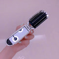 Mini Diamond Folding Comb with Mirror | Portable Luxury Folding Hair Comb QXL diamond-type
