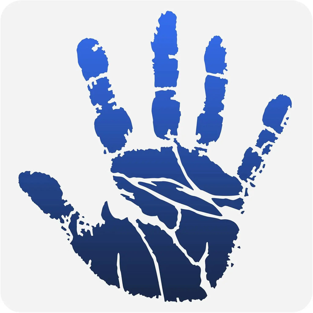 12x12 Handprint Painting Stencil | Reusable PET Craft Template Craft Painting Stencil QXL AECH04-14470