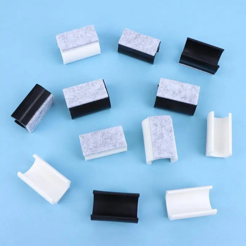 10-Pack U-Shape Chair Leg Caps 19/22/25mm Non-Slip Floor Protectors Furniture Leg Caps QXL