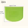 2-Pack Plastic Cake Spatula & Dough Scraper | Baking Tool Set Dough Scraper Set QXL 2pcs