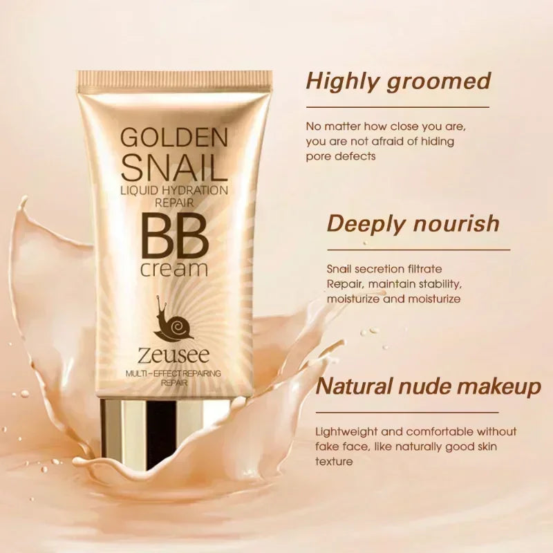 Matte BB Cream Liquid Foundation Full Coverage Concealer 50ml Liquid BB Foundation QXL