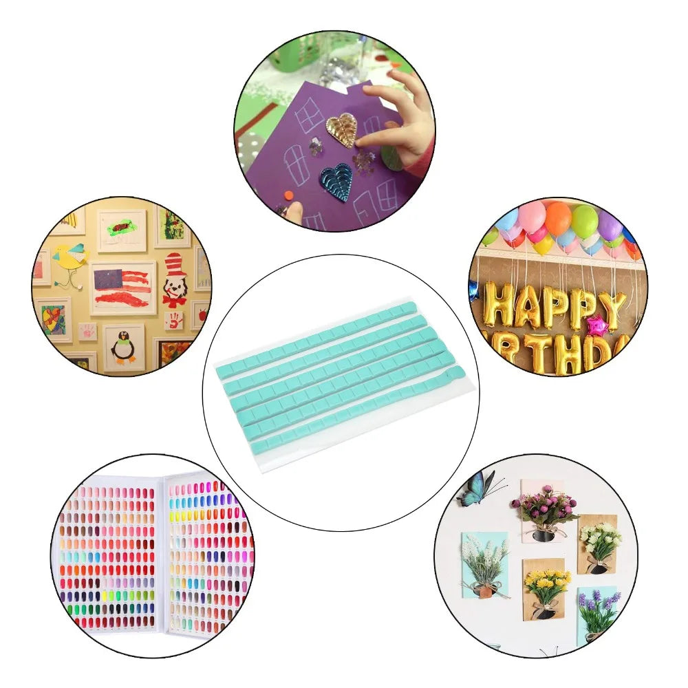 96-Pc Reusable Nail Art Glue Clay | Non-Marking Fix Clay Nail Art Glue Clay QXL