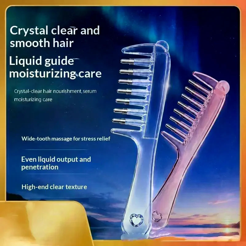 Mini Wide-Tooth Hair Comb | Oil Applicator & Scalp Massager Scalp Massage Comb QXL