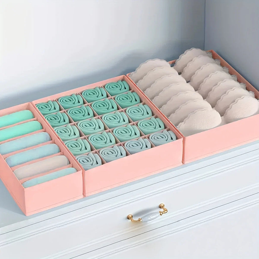 Multi-Compartment Underwear Organizer – Bras, Socks & Panties Drawer Organizer QXL