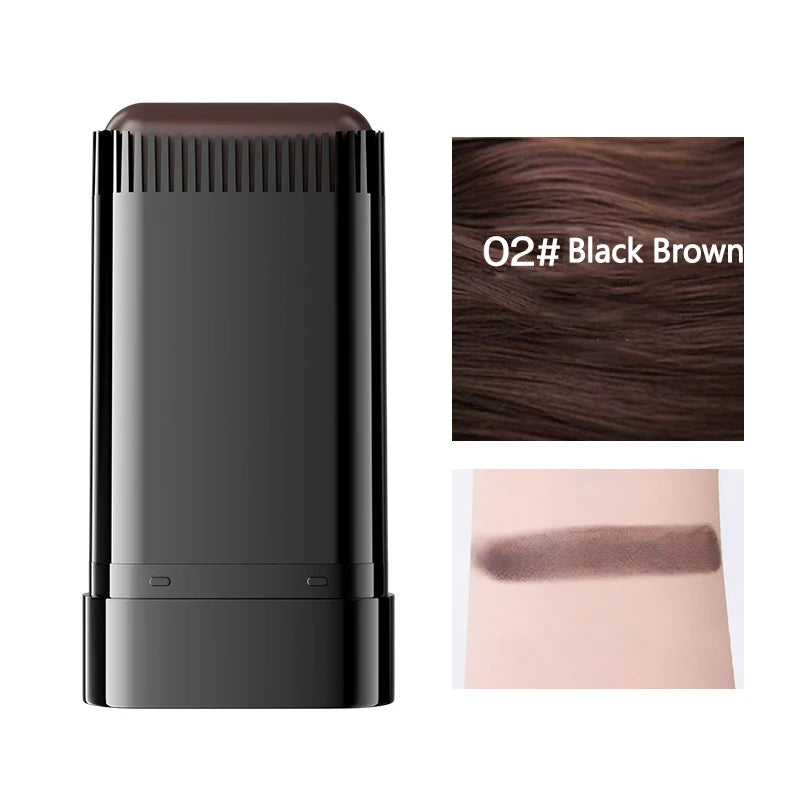 VERONNI Hair Touch-Up Stick | Gray Root Coverage, 3 Shades Root Touch-Up Stick QXL 02 black brown