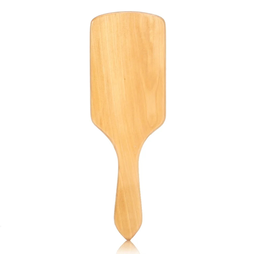 Wood & Steel Needle Scalp Massage Comb | Anti-Static Detangling Scalp Massage Comb QXL