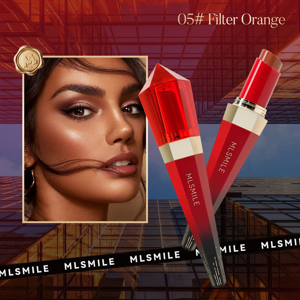 MLSMILE Cream Blush Stick Set with Brush | Shimmer Blusher Cream Blush Set QXL 05