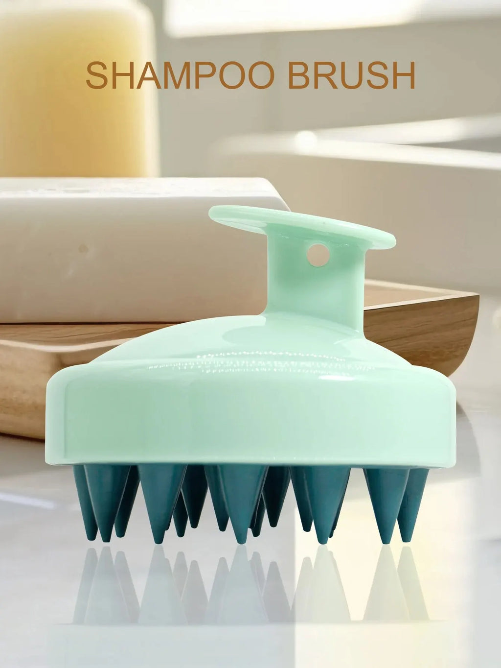 Silicone Scalp Massager Shampoo Brush | Spa Head & Body Comb Scalp Massage Brush QXL