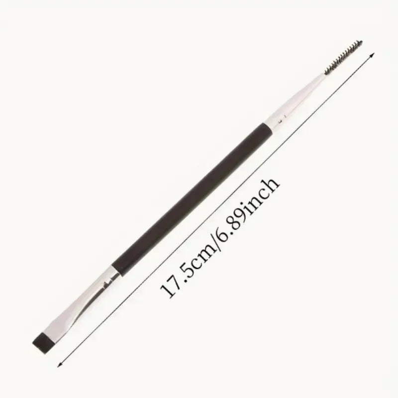 2-in-1 Dual-Ended Eyebrow Brush & Spoolie Eyelash Comb Eyebrow Brush Set QXL 1pc