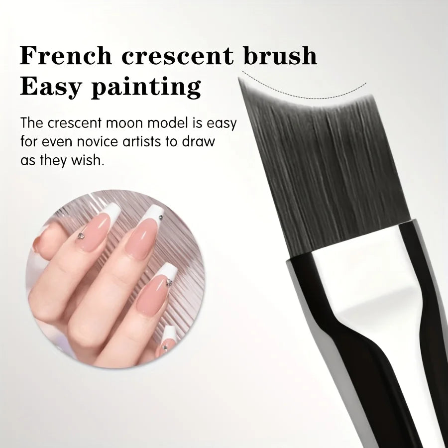 French Crescent Nail Art Pen – Precision Manicure Brush Tool Nail Art Pen QXL