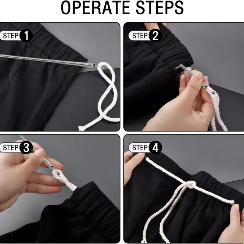 5-Pack Elastic Band Threader & Drawstring Puller Tool Set Sewing Threader Tool QXL