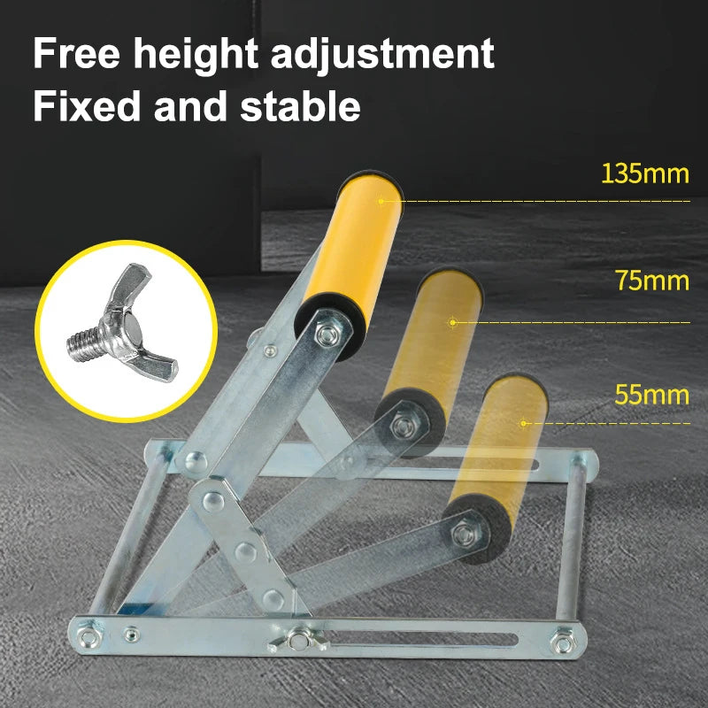 Adjustable Foldable Miter Saw Roller Support Stand | Stainless Saw Support Stand QXL