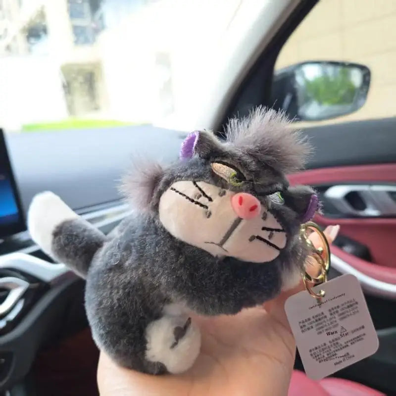 Lucifer Cat Plush Keychain Pendant | Backpack Charm Doll Plush Keychain Charm QXL