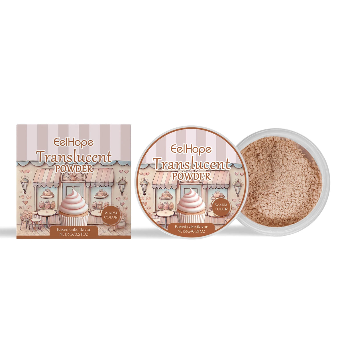 Eelhope Oil Control Loose Setting Powder – Matte Finish 6g Loose Setting Powder QXL 01