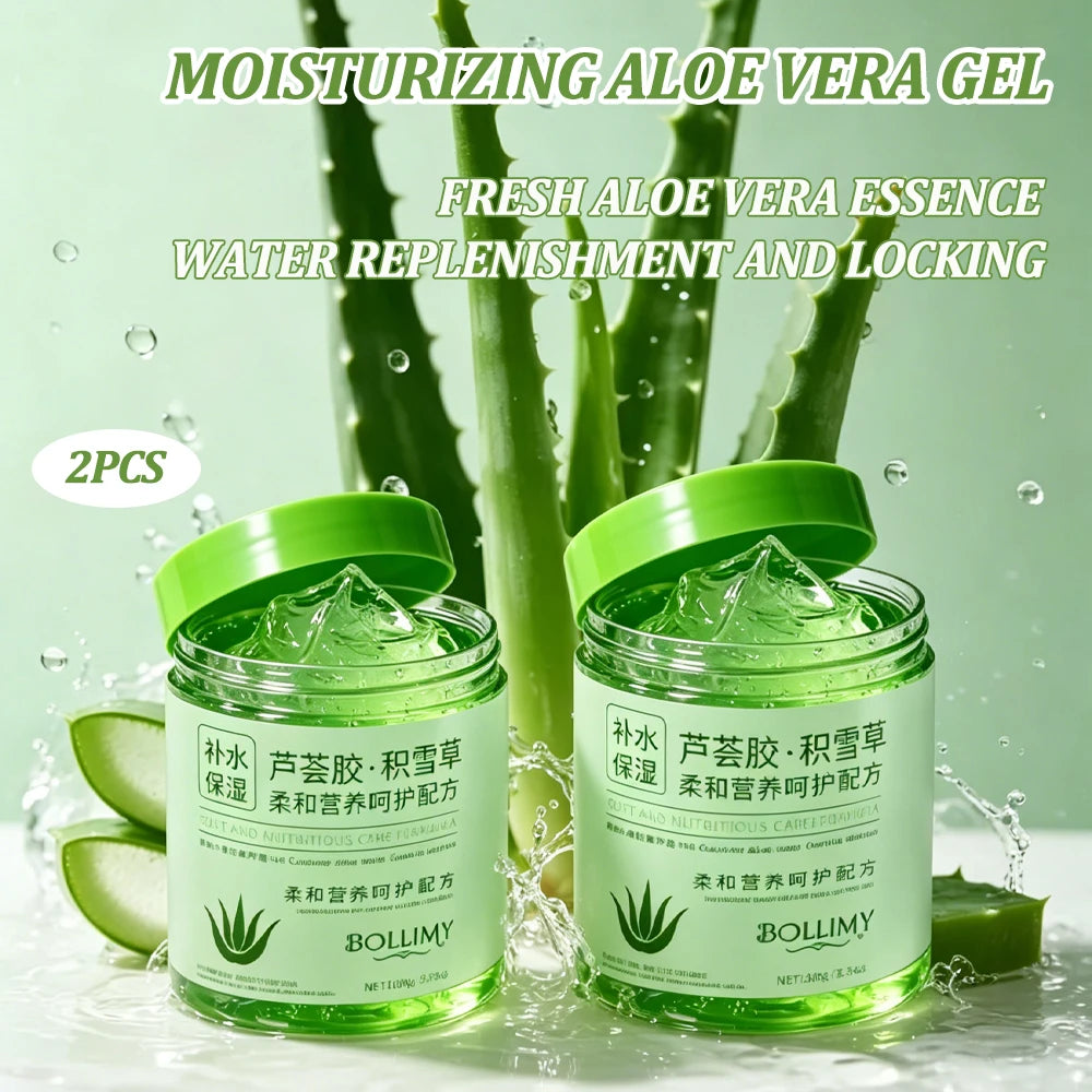 2-Pack Aloe Vera Gel | Vitamin E & Niacinamide Moisturizer Aloe Vera Gel QXL Default Title