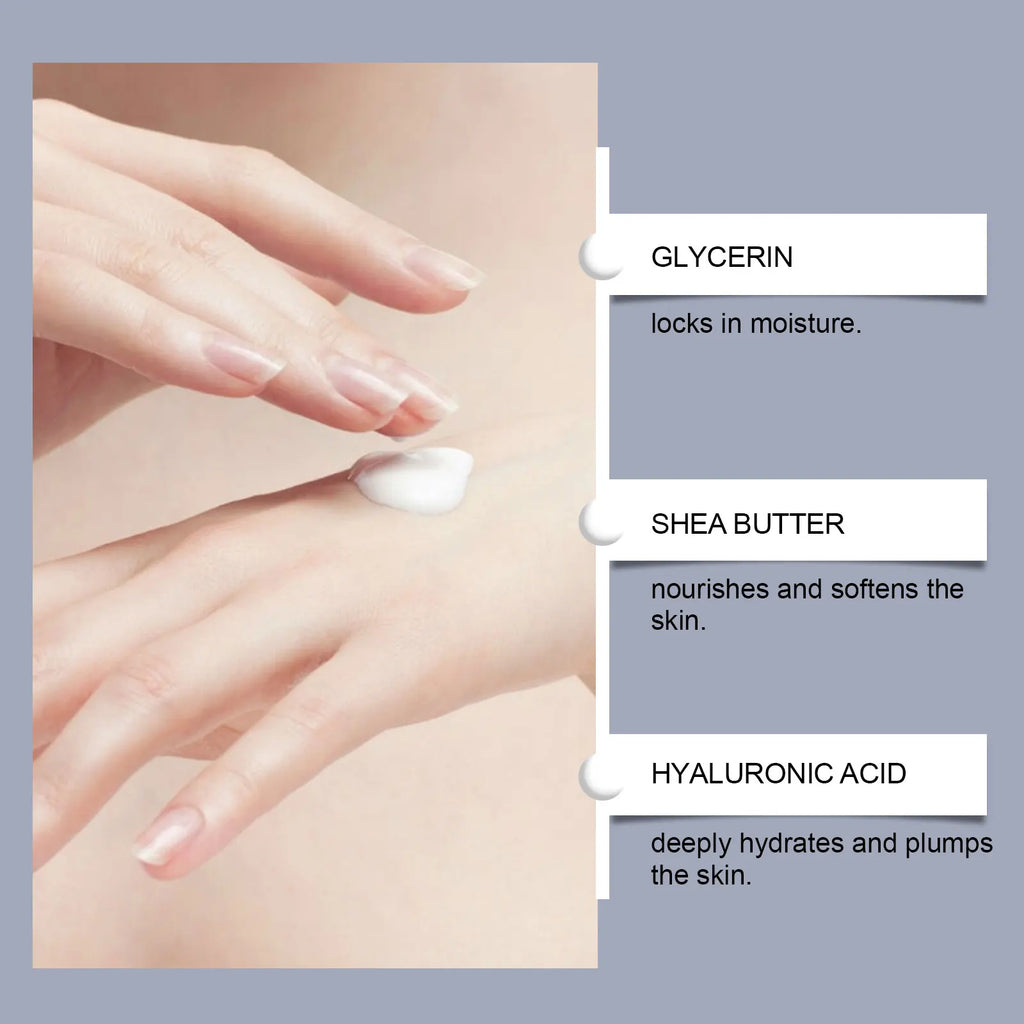 OceAura Hyaluronic Acid Hand Cream | Avocado Oil & Shea 30g Hand Cream QXL