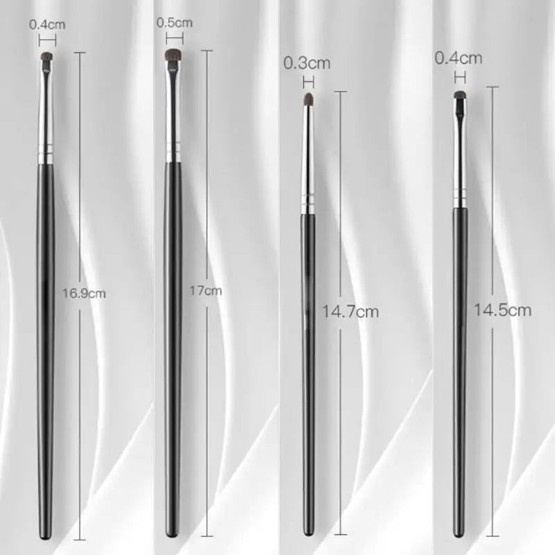 4/6-Pc Eye Detail Brush Set | Soft Eyeshadow Makeup Kit Eye Makeup Brushes QXL