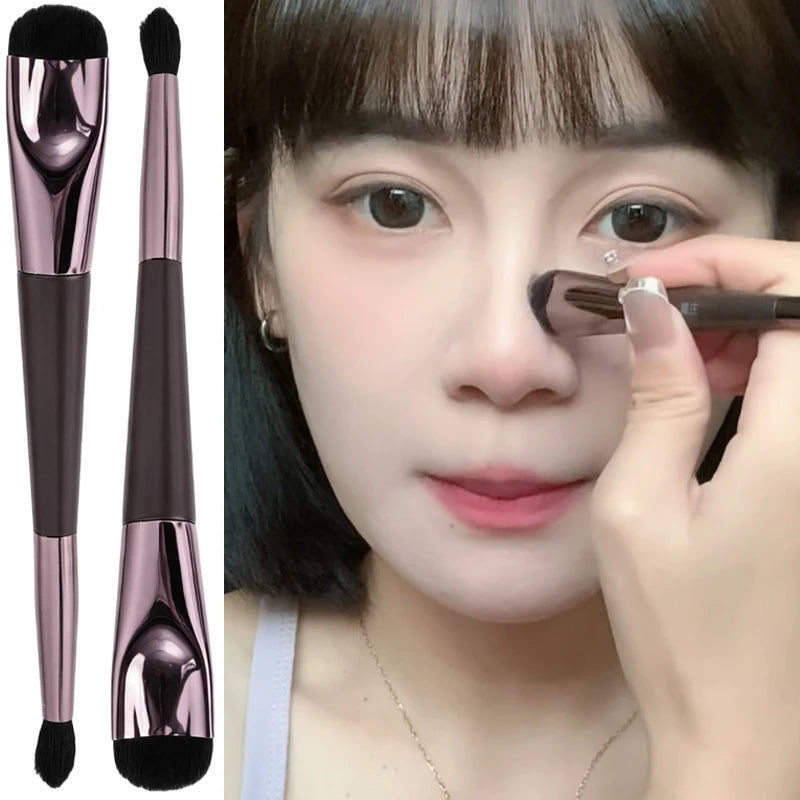 C-Shape Double-Ended Contour & Highlight Makeup Brush Contour Makeup Brush QXL