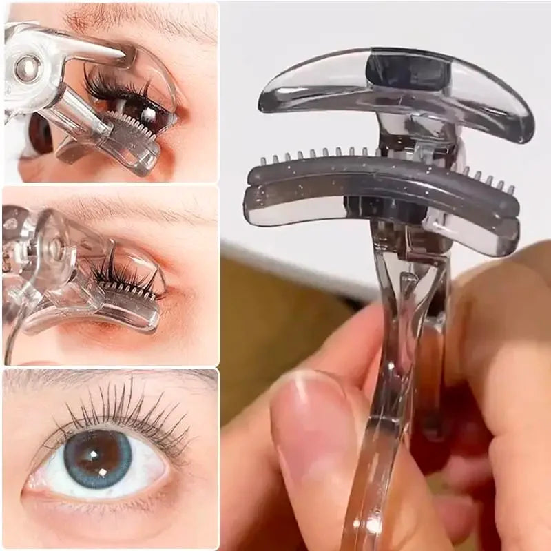 Dual Type Eyelash Curler with Comb | Wide & Partial Clip Eyelash Curler QXL