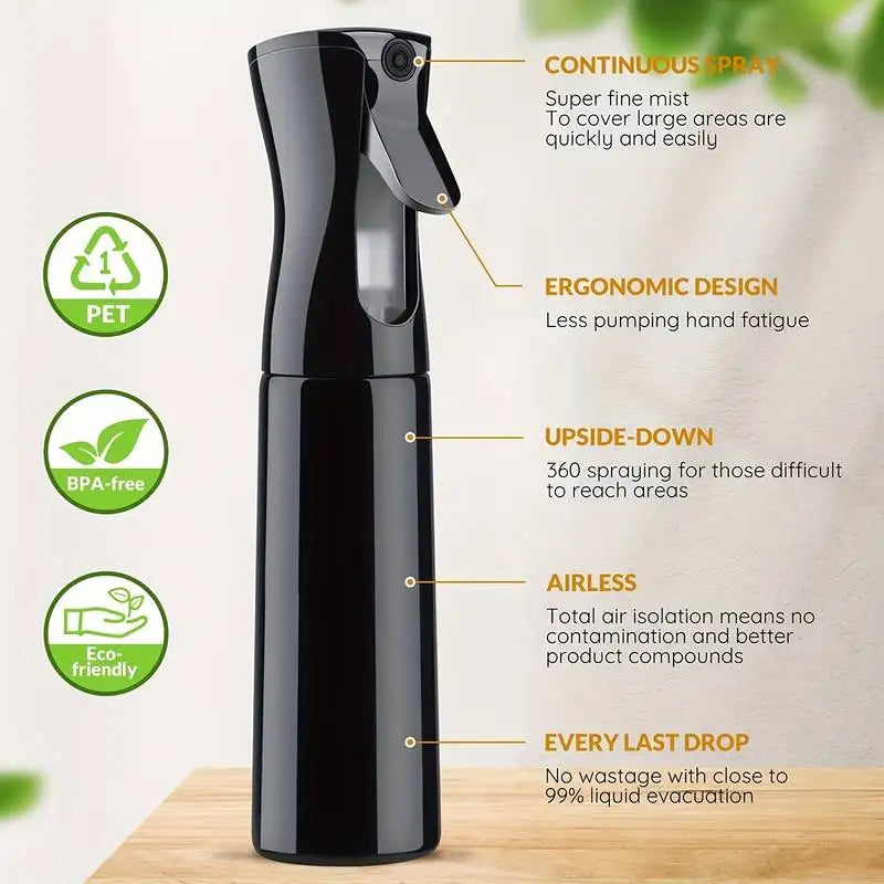 200ml High-Pressure Hair Spray Bottle | Salon Mist Atomizer Hair Spray Bottle QXL