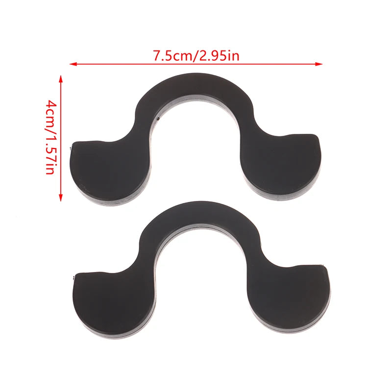 Motorcycle Swing Arm Stand Rubber Pads – Anti-Slip Support Pair Motorcycle Stand Pads QXL