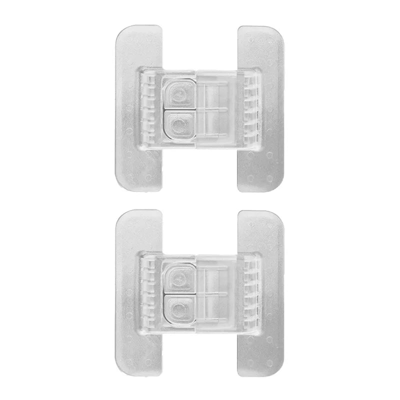 Baby Cabinet & Drawer Safety Locks 2-Pack | Anti-Pinch Buckle Baby Safety Lock QXL B19 Transparent 2PCS
