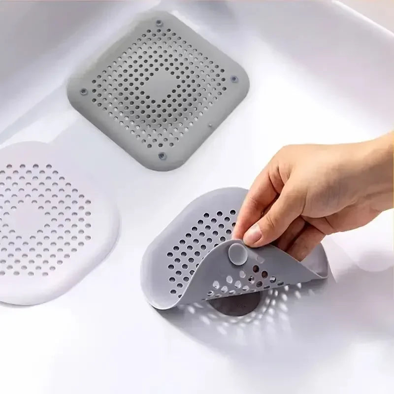 Silicone Shower Drain Hair Catcher & Sink Strainer Drain Hair Catcher QXL