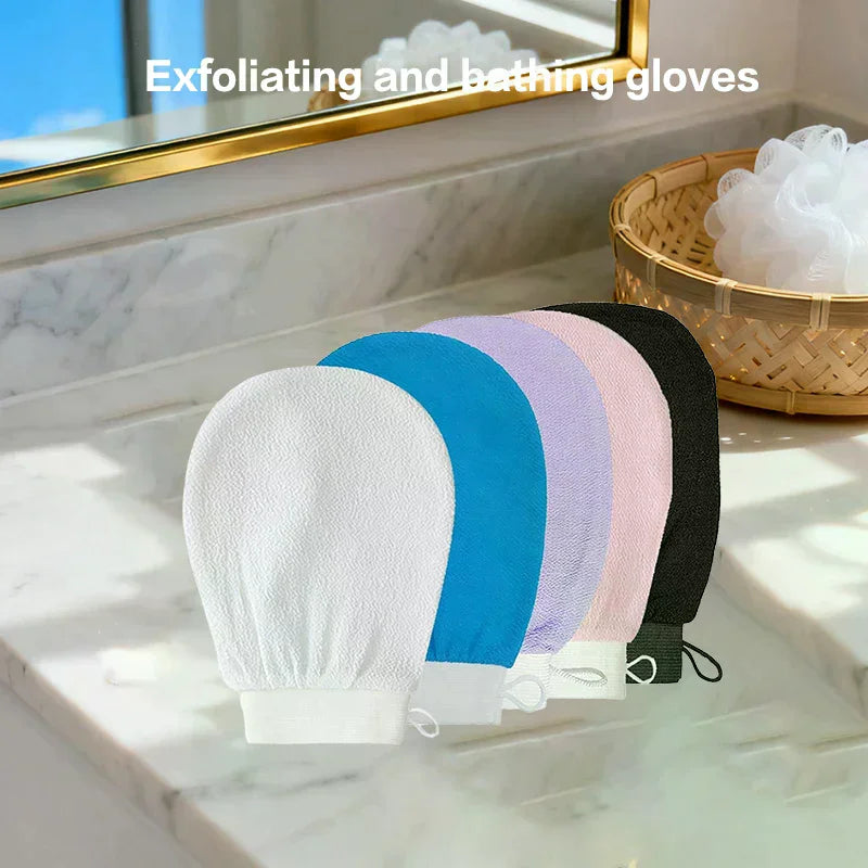 Moroccan Hammam Kessa Exfoliating Glove | Bath Scrub Mitt Exfoliating Bath Glove QXL