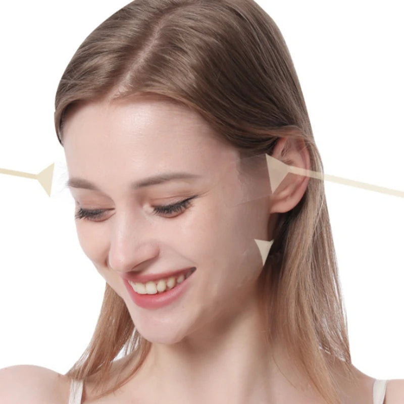 Invisible Face Lift Tape – Neck Eye Lifting Patches | 4 Strips + 20pc Face Lift Tape QXL