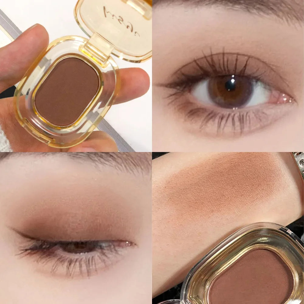 Brown Smoky Matte & Glitter Eyeshadow Palette – Long-Lasting Eyeshadow Palette QXL