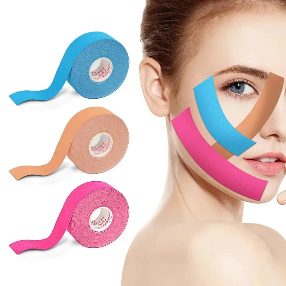 Face Lifting Kinesiology Tape | V-Line Neck & Eye Firming Face Lifting Tape QXL