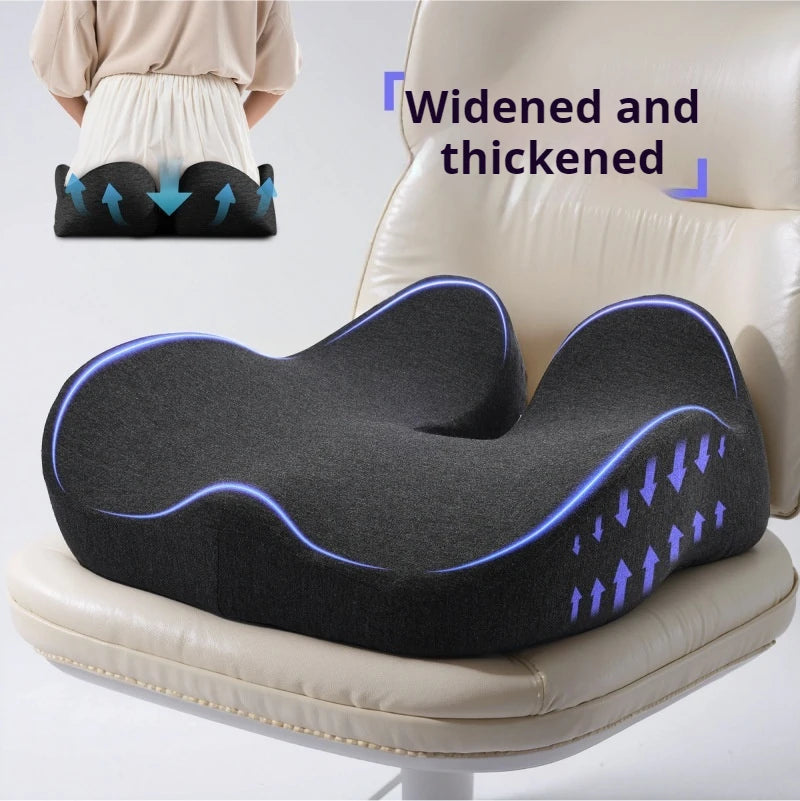 Ergonomic Memory Foam Seat Cushion | U-Shape Chair Pad Memory Foam Seat Cushion QXL