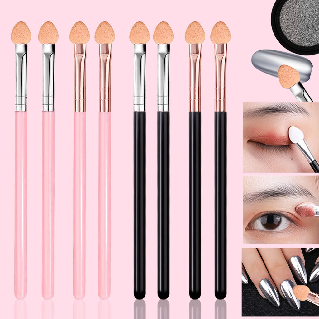 Eyeshadow & Nail Smudge Brush Set | Sponge Applicators Smudge Brush Set QXL