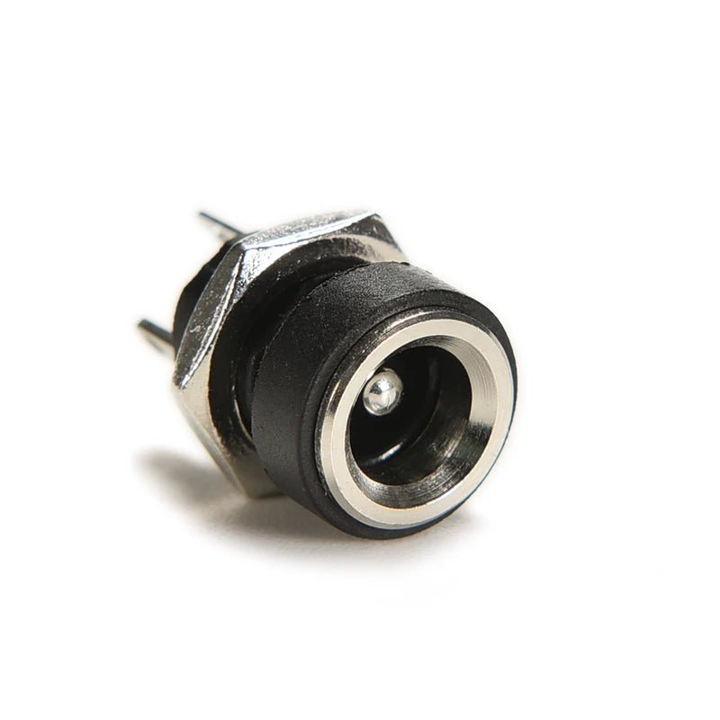 10-Pack DC Power Jack Female Panel Mount Connector 5.5x2.1mm DC Power Connector QXL