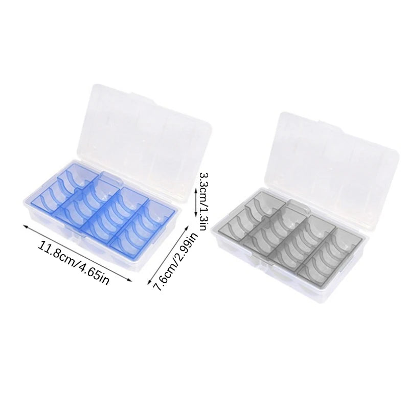 Clear Round Coin Capsule Case | Collector Display & Storage Coin Display Case QXL