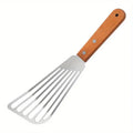 Stainless Steel Non-Slip Frying Spatula | Fish Egg Steak Frying Spatula QXL 1pc