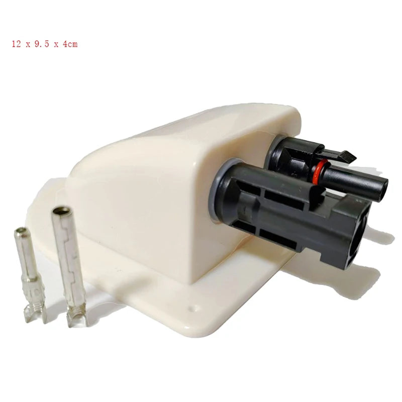 Solar Double Cable Entry Gland | Waterproof RV & Caravan Box Solar Cable Gland QXL