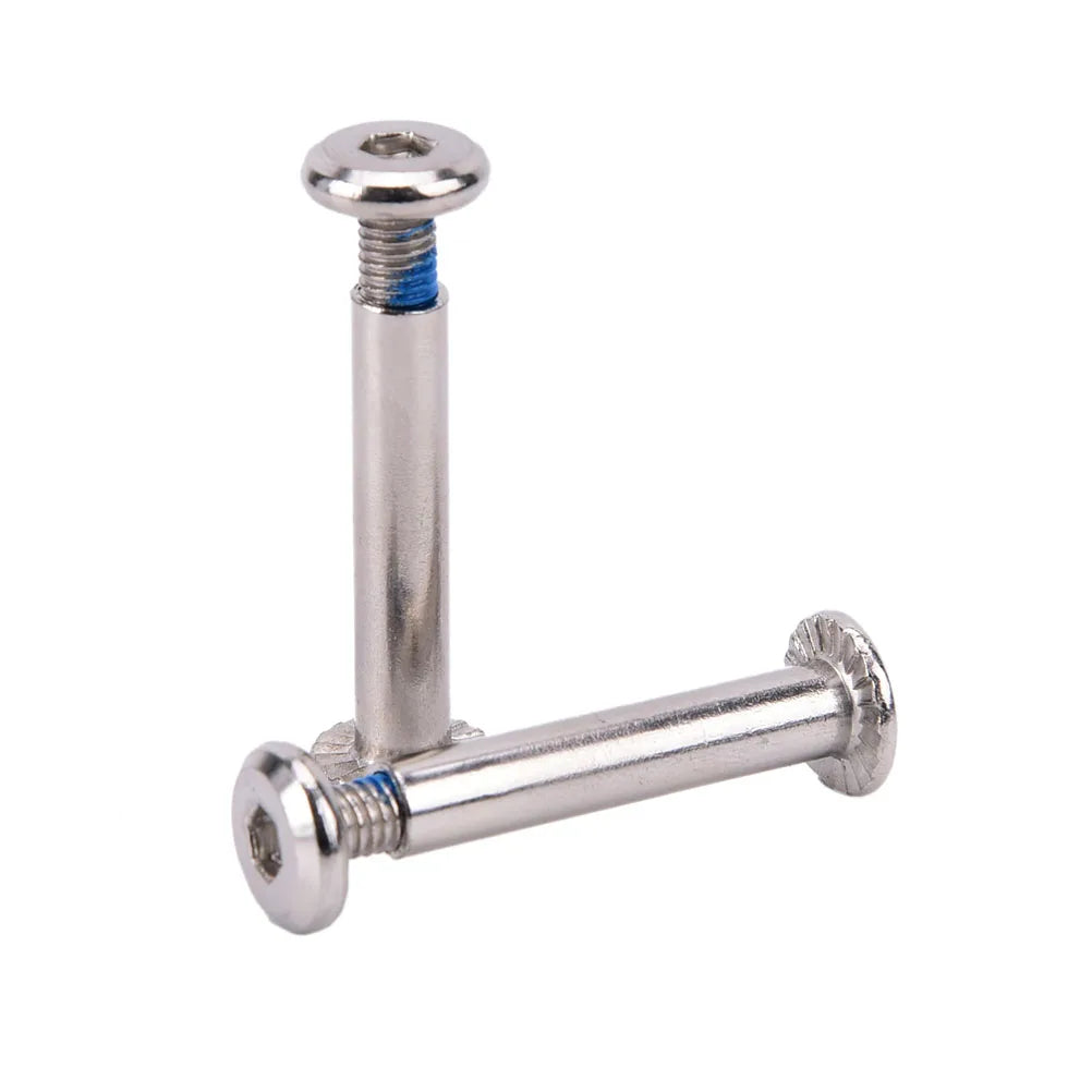 8-Pack 31mm Steel Inline Skate Wheel Axles & Bolts Set Skate Wheel Axles QXL