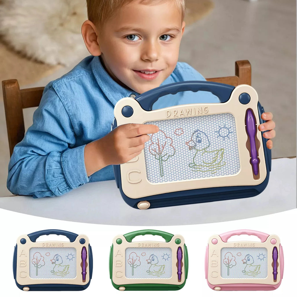 Kids Magnetic Drawing Board | Etch Sketch Toy Ages 3–12 Magnetic Drawing Board QXL