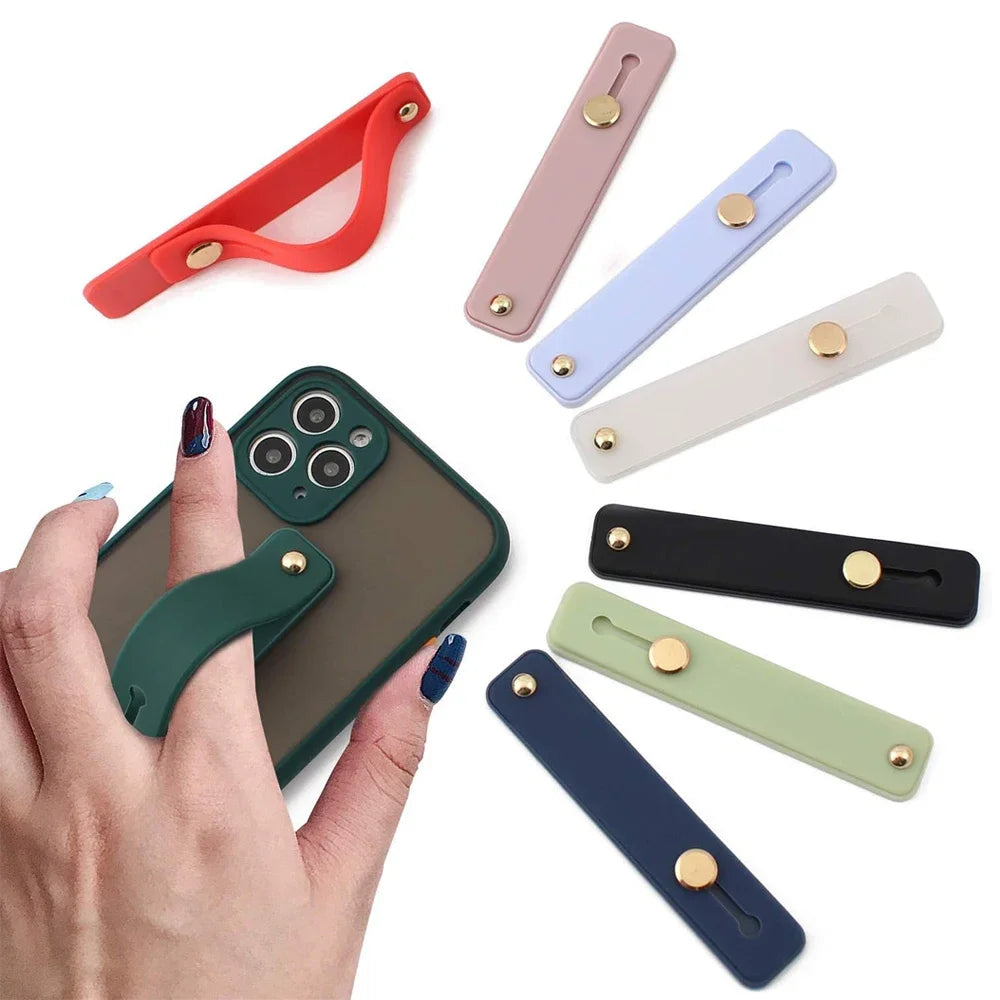 Universal Phone Finger Ring Stand & Push-Pull Grip Socket Holder Phone Ring Stand QXL