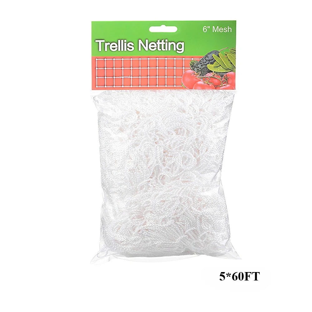 Heavy-Duty Polyester Plant Trellis Net | Vine Climbing Support Garden Trellis Netting QXL D