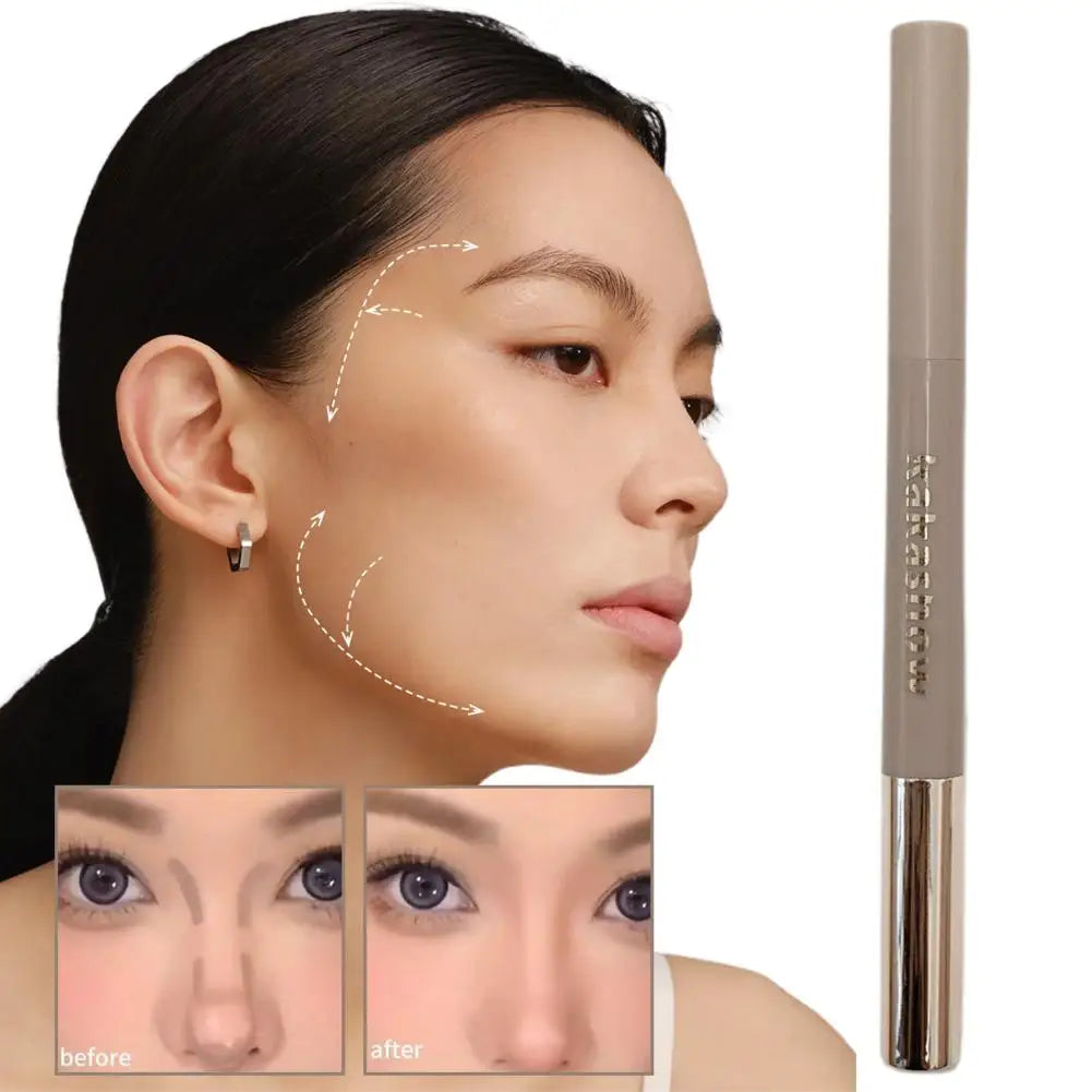 2-in-1 Contouring Pen & Brush | 3D Bronzer Contour Stick Bronzer Contour Stick QXL
