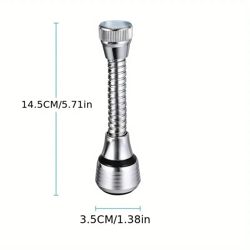 Rotary Faucet Aerator – Splash-Proof Water-Saving Bubbler Nozzle Faucet Aerator Nozzle QXL