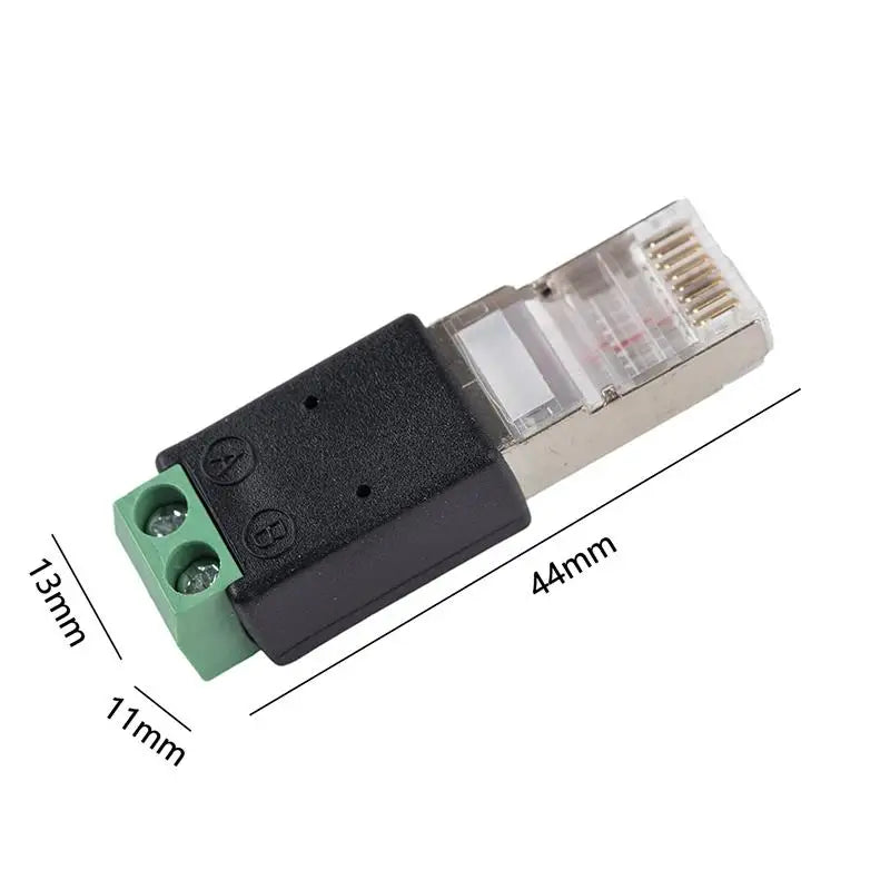 RJ45 to RS485 Converter Adapter | Terminal Block for Monitoring Signal Converter Adapter QXL