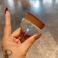 Diamond-Encrusted Foundation Brush | Loose Powder Makeup Tool Foundation Makeup Brush QXL XZ9055 diamond inlai